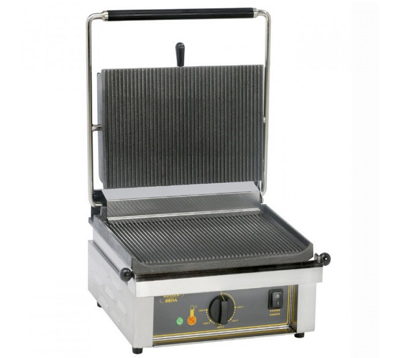 Гриль контактный 430*385*220 мм, 2 рифл. поверхности Roller Grill Panini R /1/ — Альфа-Бизнес