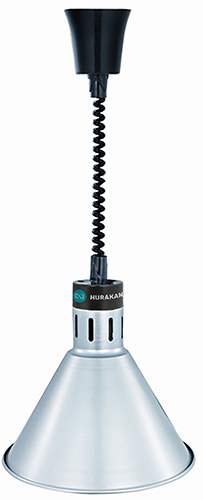 ЛАМПА ИНФРАКРАСНАЯ HURAKAN HKN-DL800 СЕРЕБР. — Альфа-Бизнес