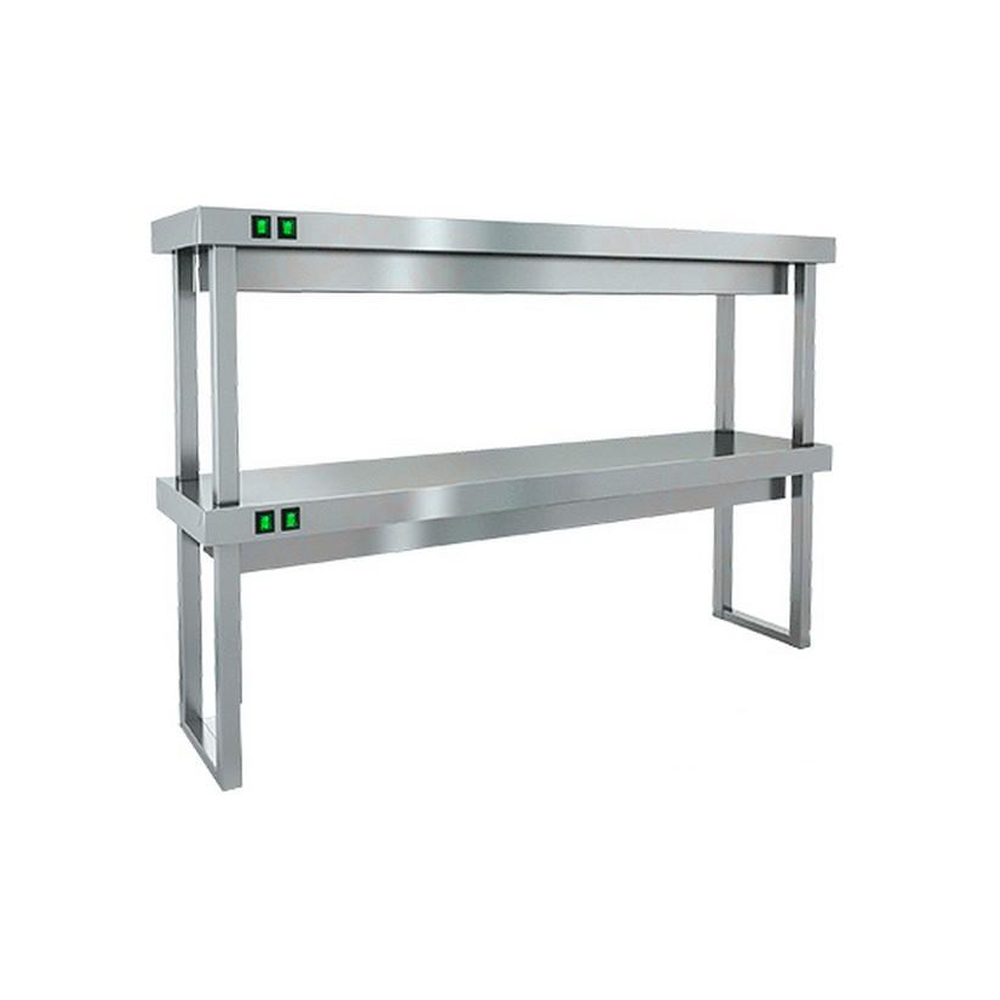 TP2-18/4 полка тепловая настольная двойная, 1800х400х800мм, HICOLD RUS
