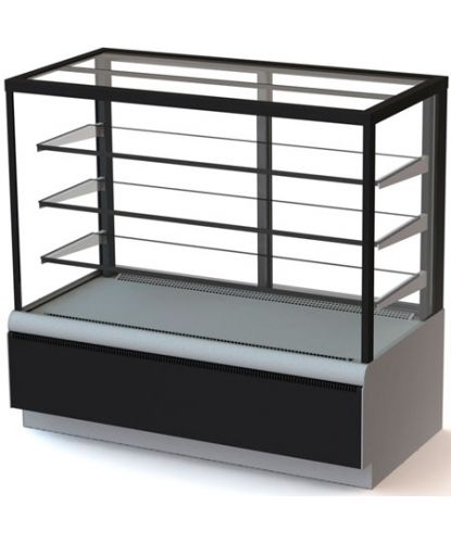 Витрина кондитерская Kayman K-ВК-1300 КВАДРО СЕРЕБРО