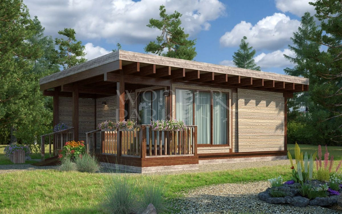 Красивая баня с беседкой в стиле хайтек 6 на 9 метра BH15 — BarnHouse https://barnhouse1.ru/bani-hitech/bh15 — BarnHouse