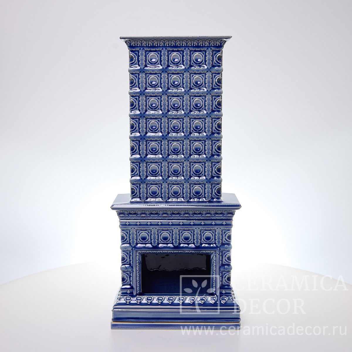 Камин сувенирный в цвете Барвинок — CeramicaDecor