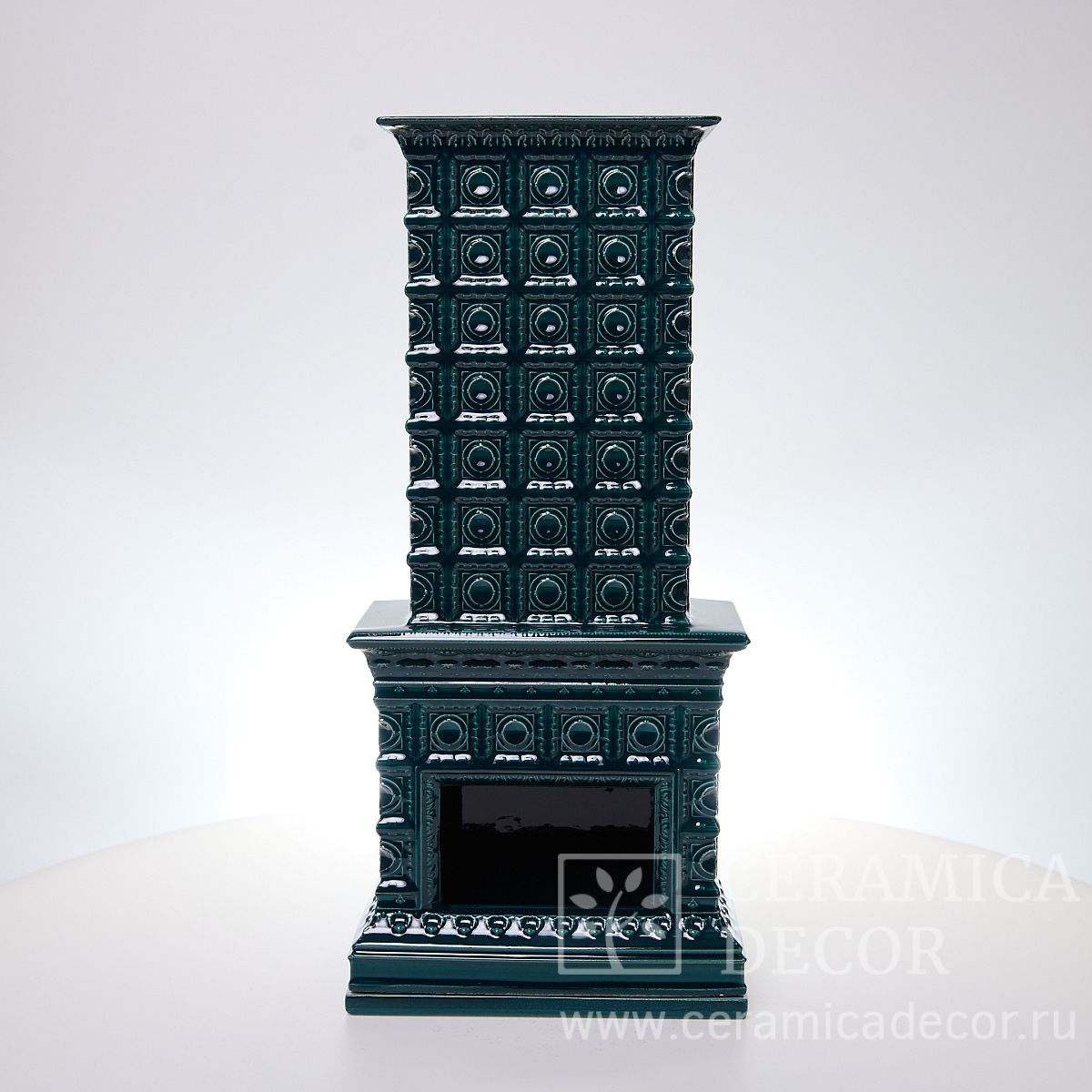 Камин сувенирный в цвете Море — CeramicaDecor