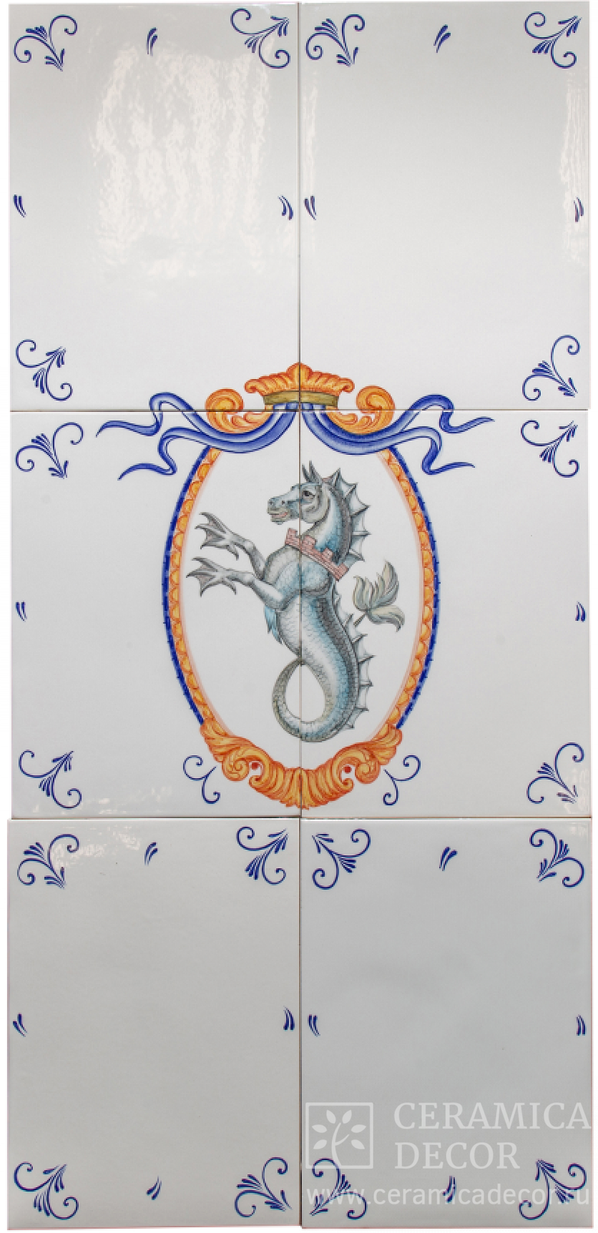 Панно с росписью 98105 — CeramicaDecor