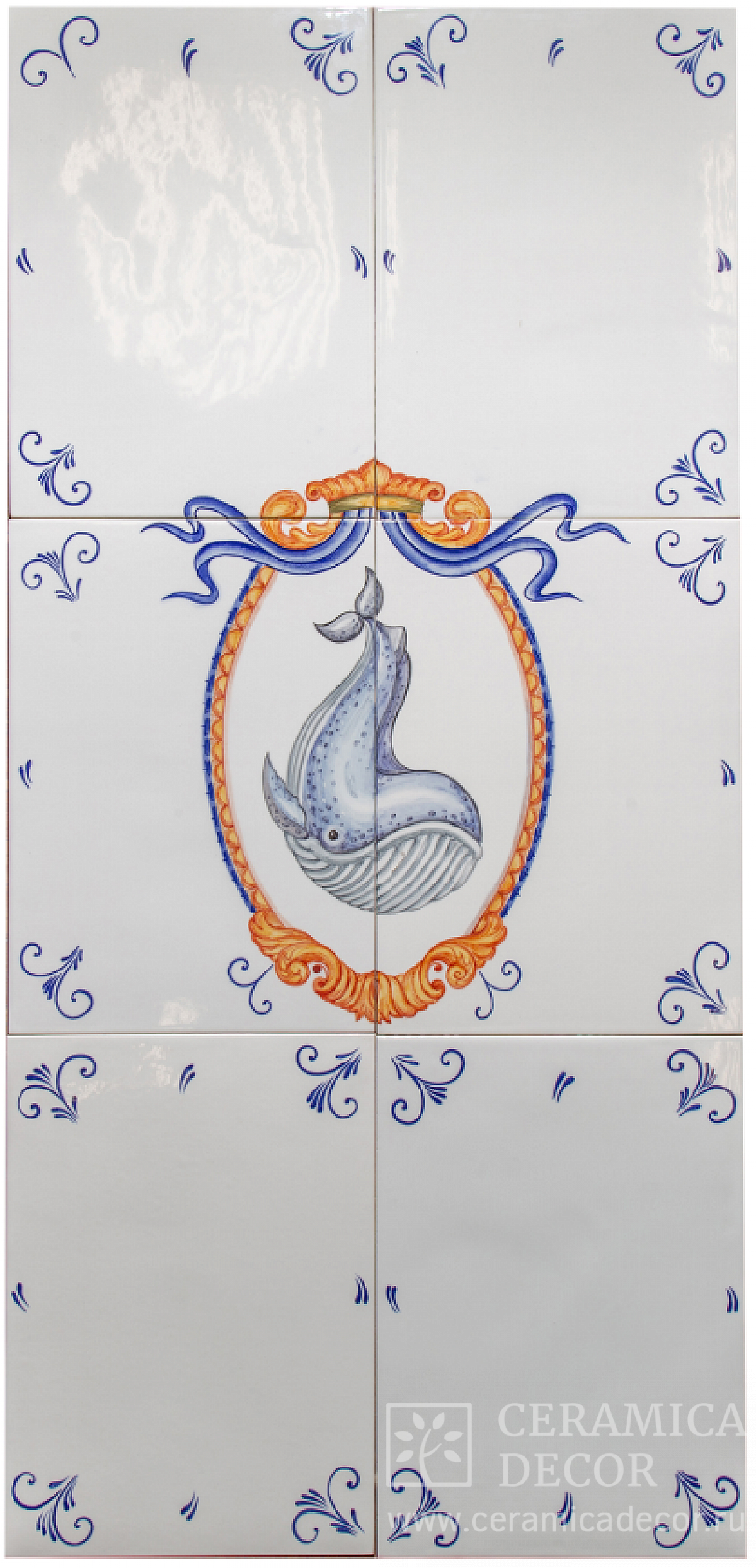 Панно с росписью 98106 — CeramicaDecor