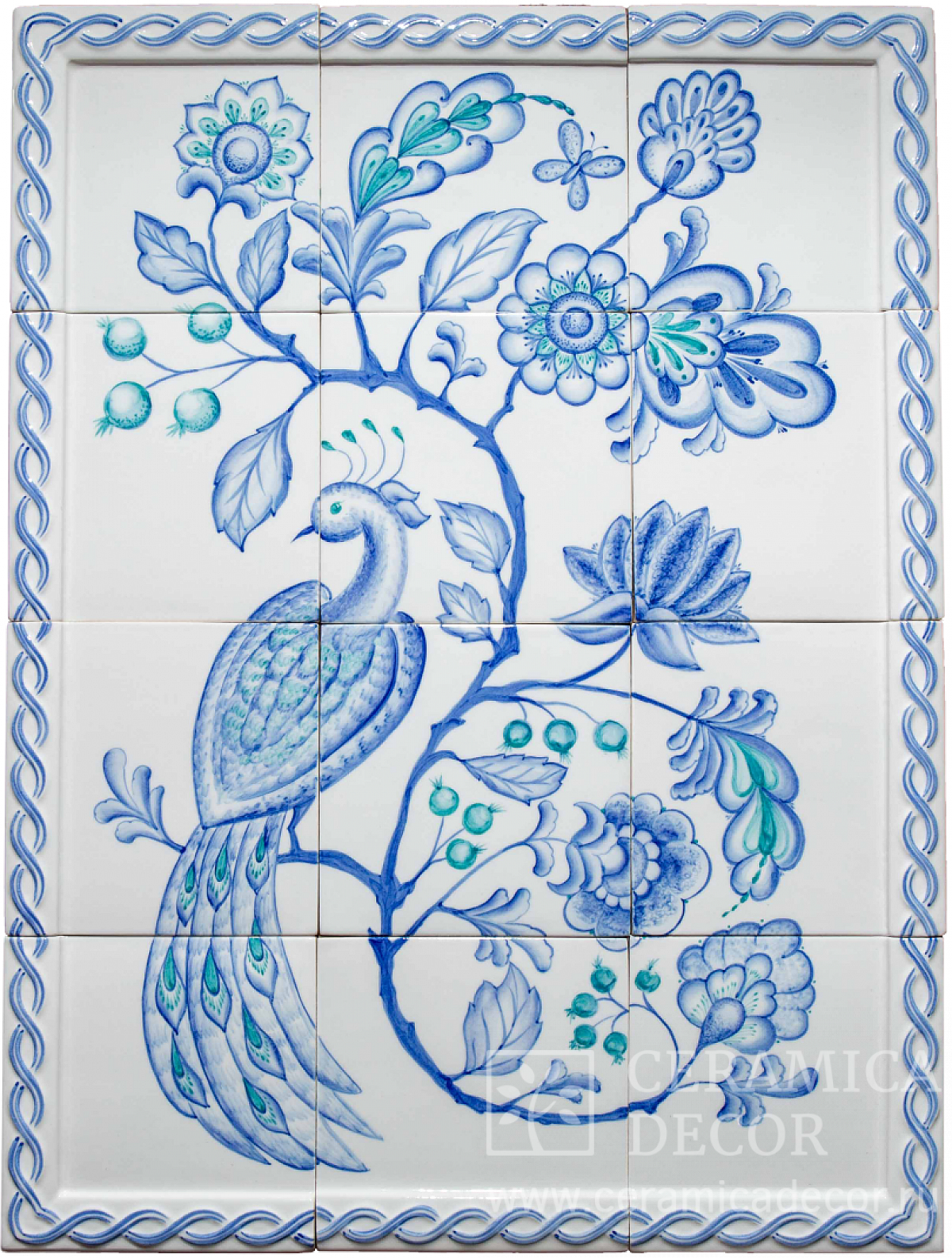 Панно с росписью 98112 — CeramicaDecor