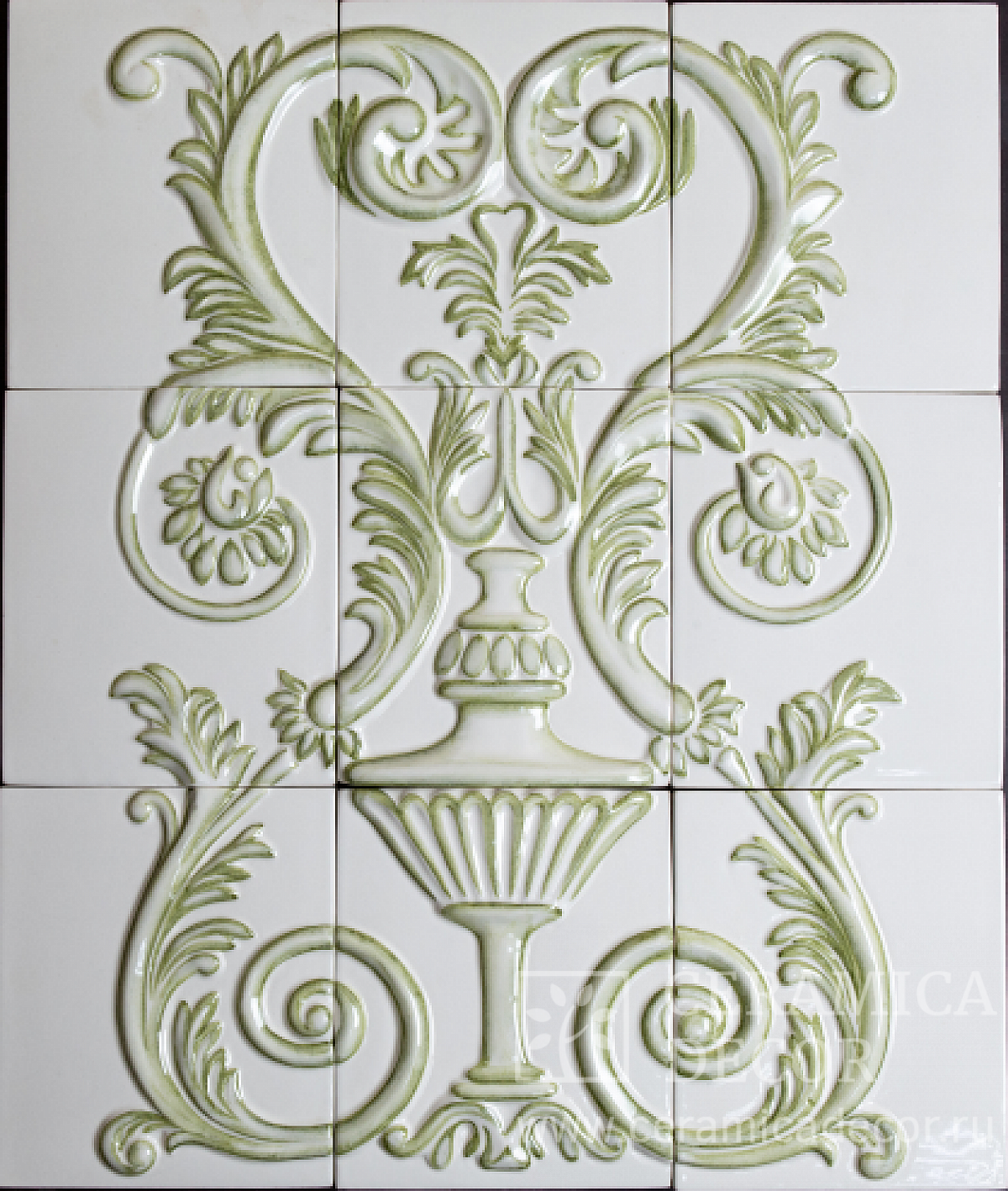 Панно с росписью 98118 — CeramicaDecor