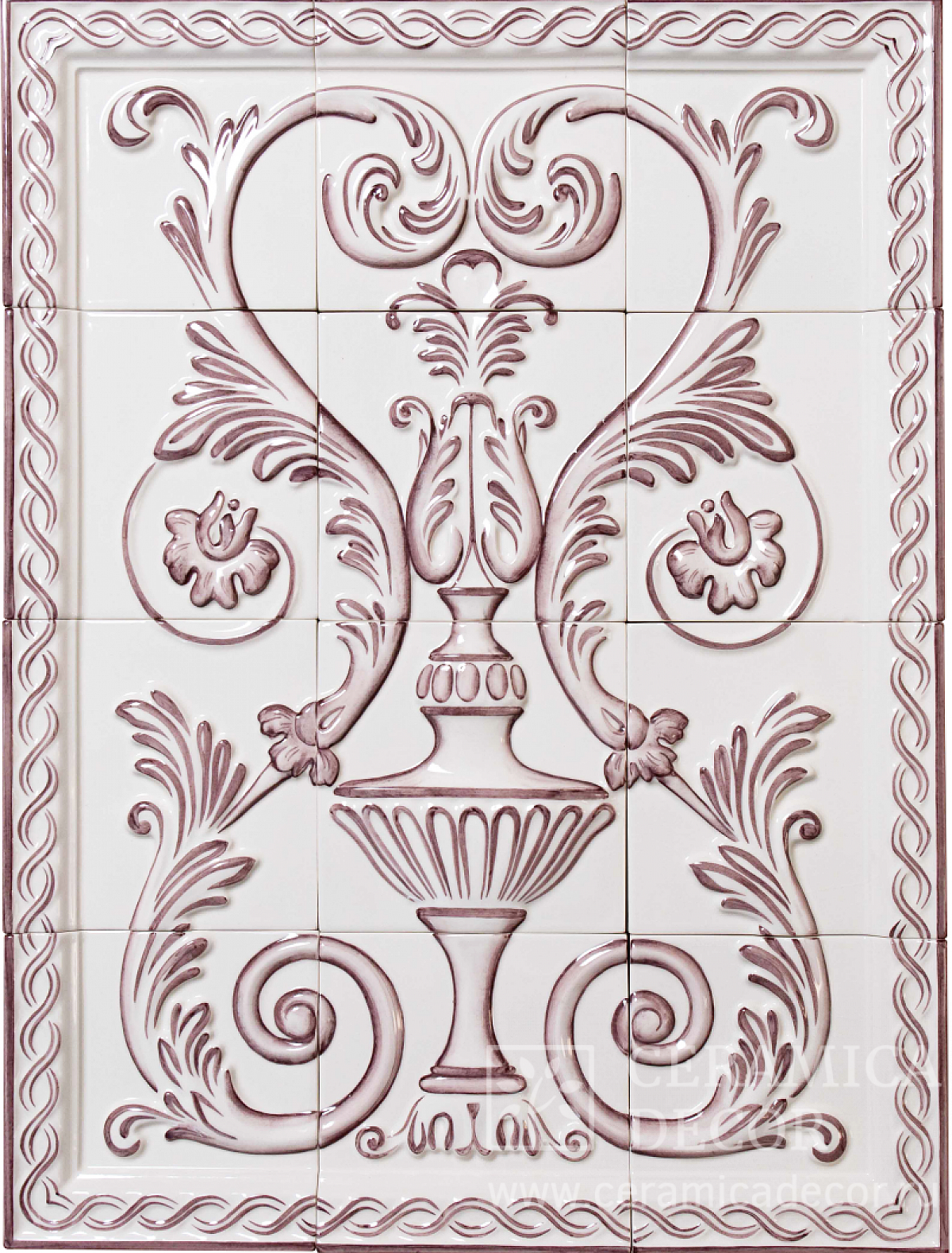 Панно с росписью 98119 — CeramicaDecor