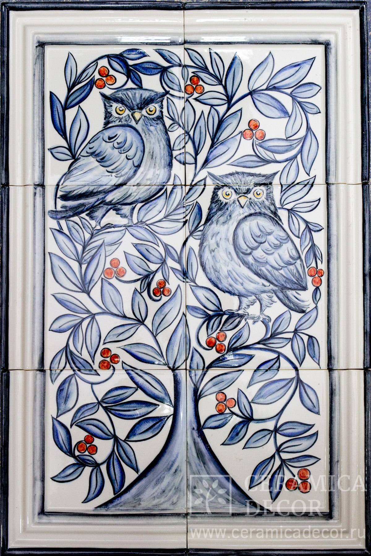 Панно с росписью 98121 — CeramicaDecor