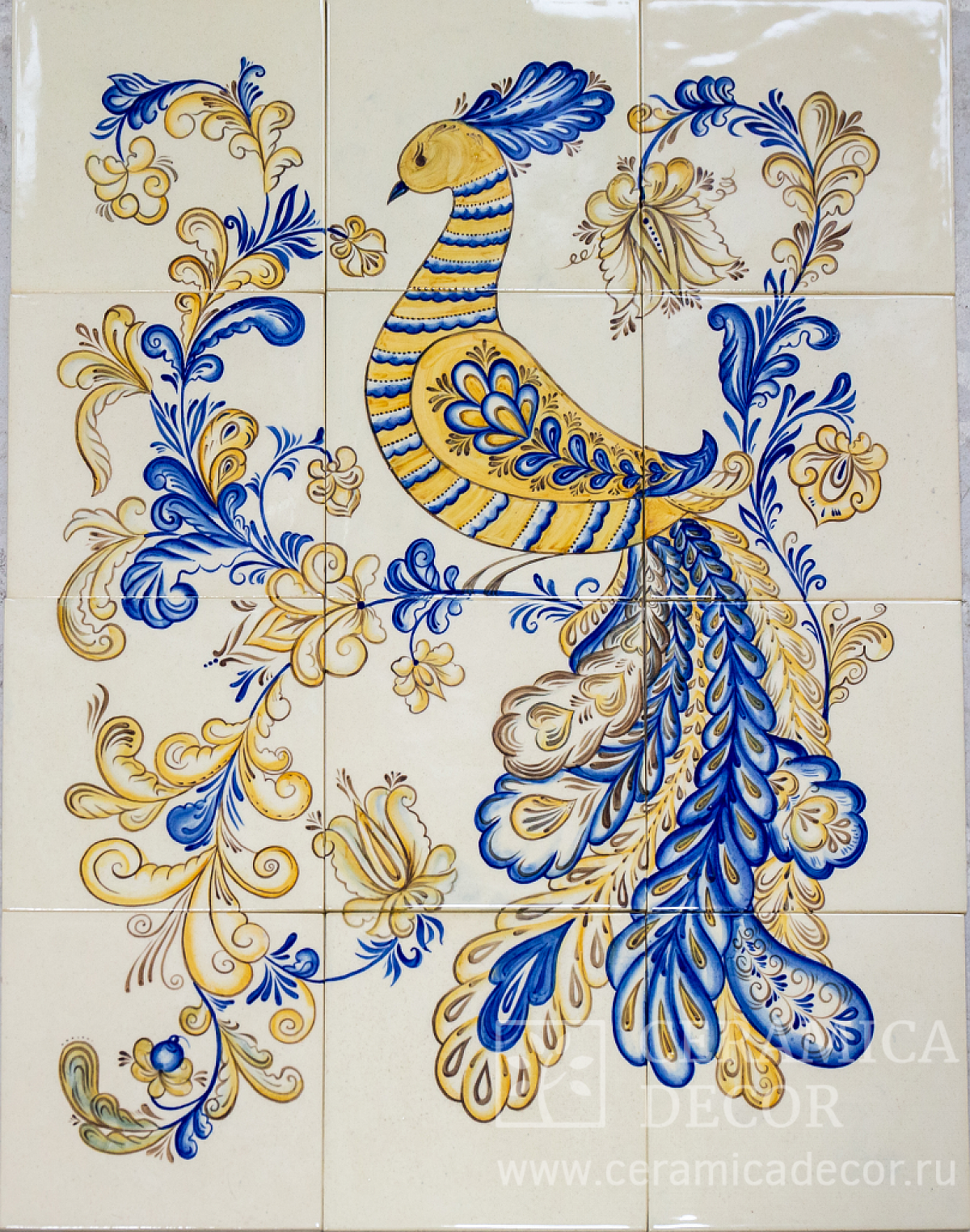 Панно с росписью 98122 — CeramicaDecor