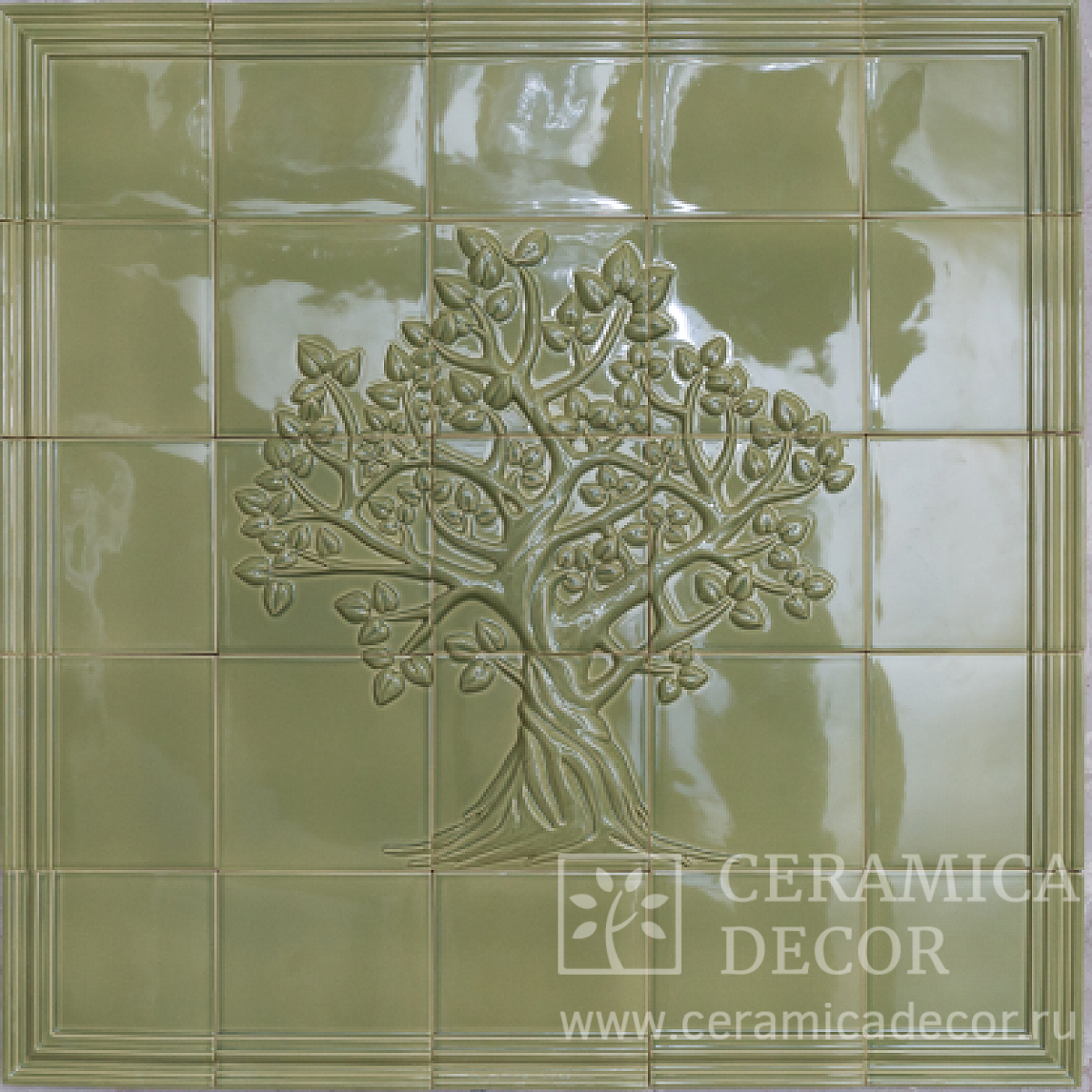 Панно с росписью 98123 — CeramicaDecor
