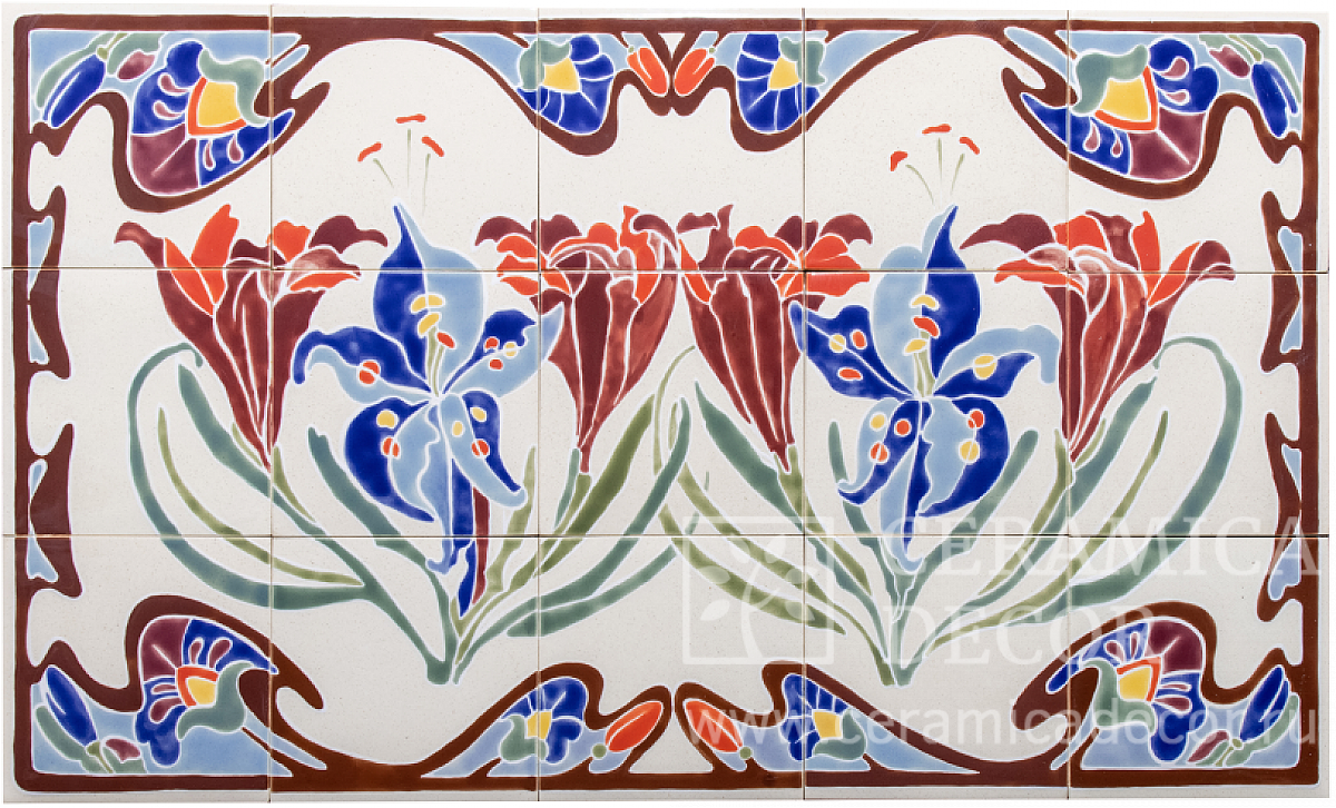 Панно с росписью 98126 — CeramicaDecor
