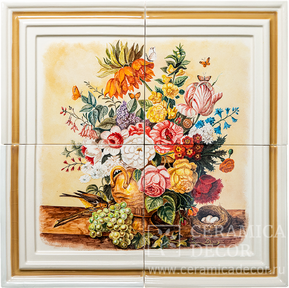 Панно с росписью 98133 — CeramicaDecor