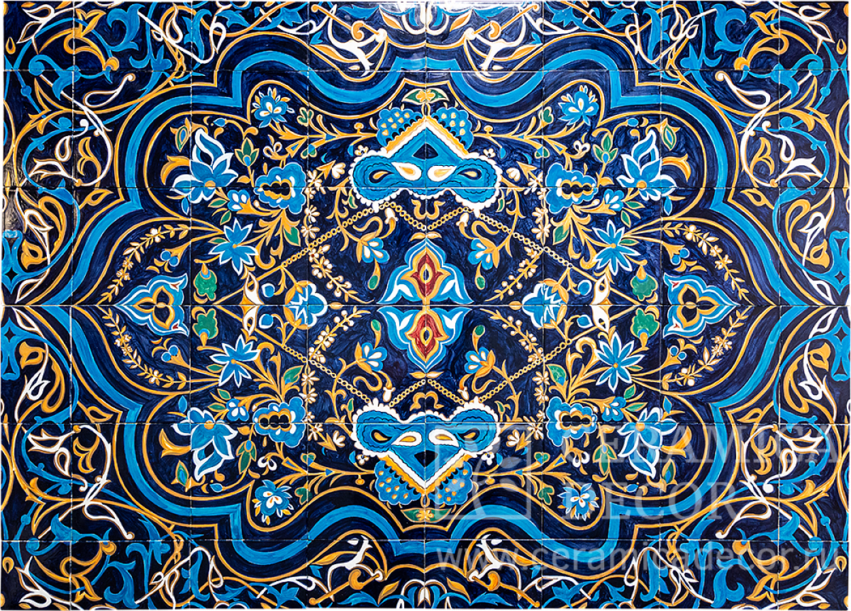 Панно с росписью 98134 — CeramicaDecor