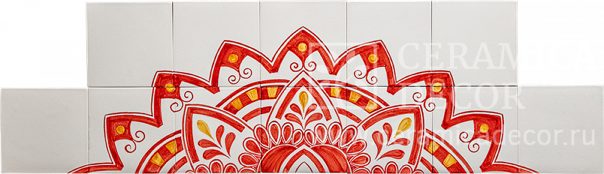 Панно с росписью 98135 — CeramicaDecor