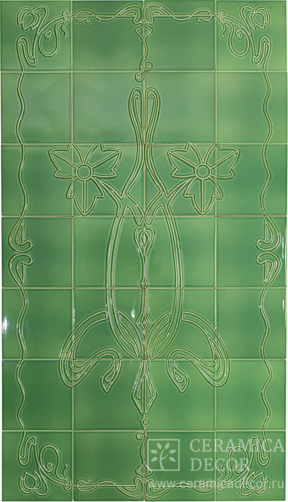 Панно с росписью 98138 — CeramicaDecor