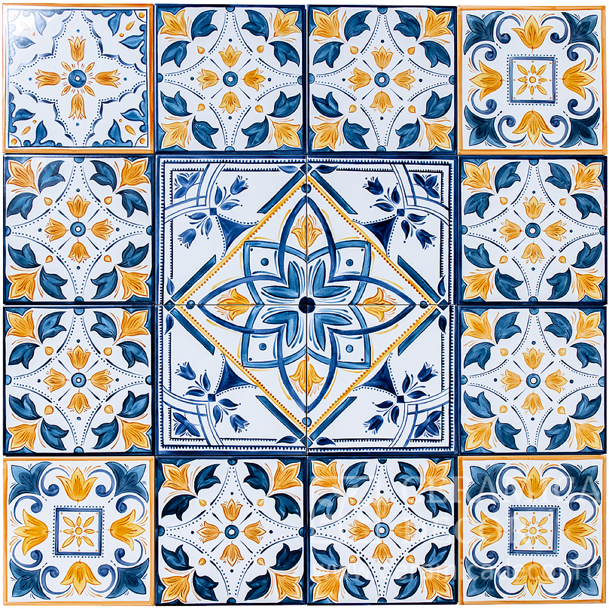 Панно с росписью 98141 — CeramicaDecor