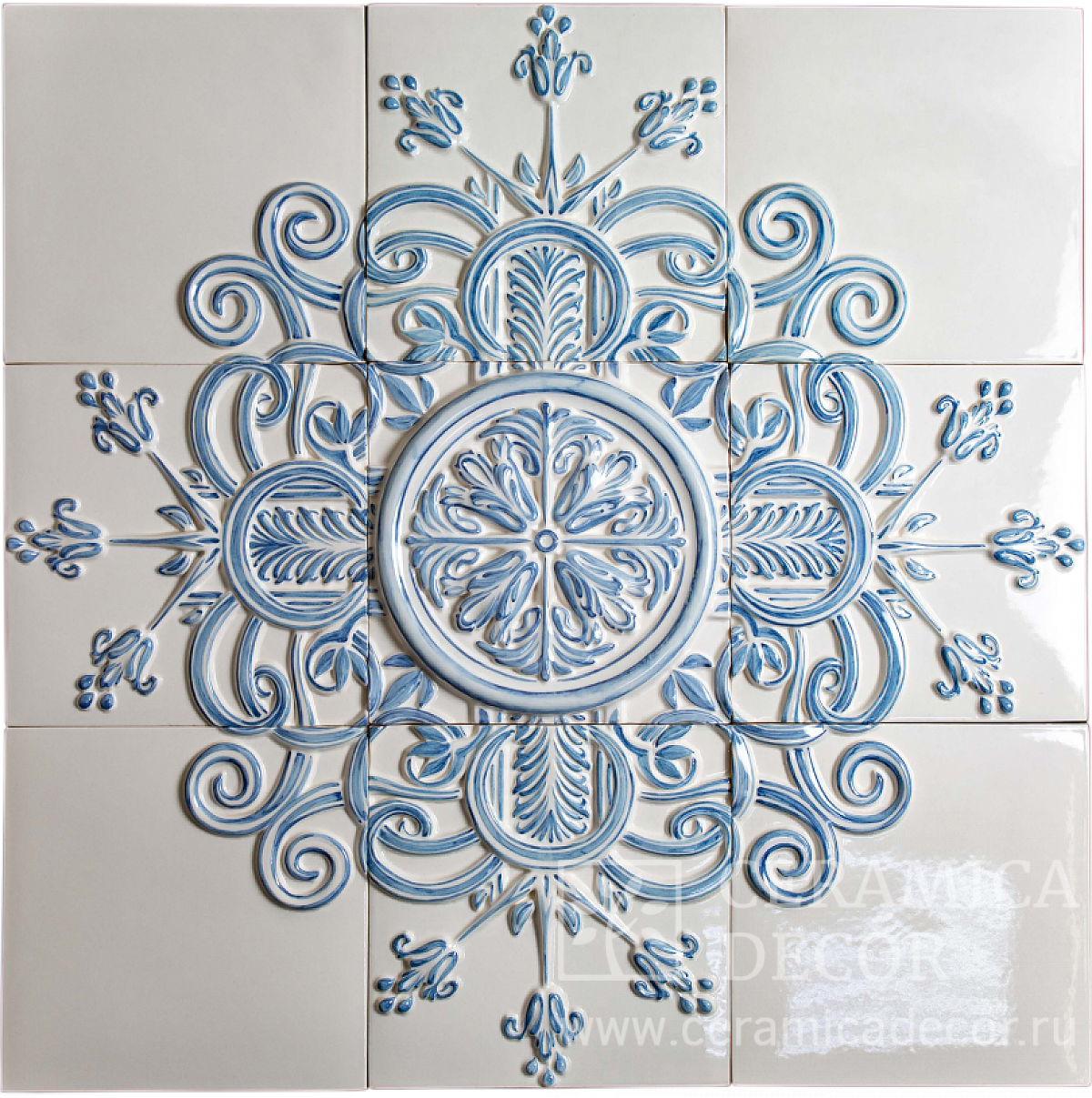 Панно с росписью 98142 — CeramicaDecor