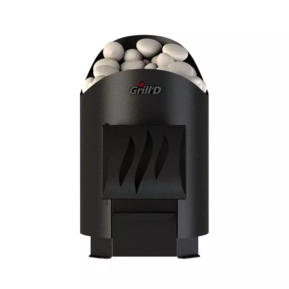Дровяная банная печь Grill'D Aurora 120 Short (дверца без стекла) — фото 3