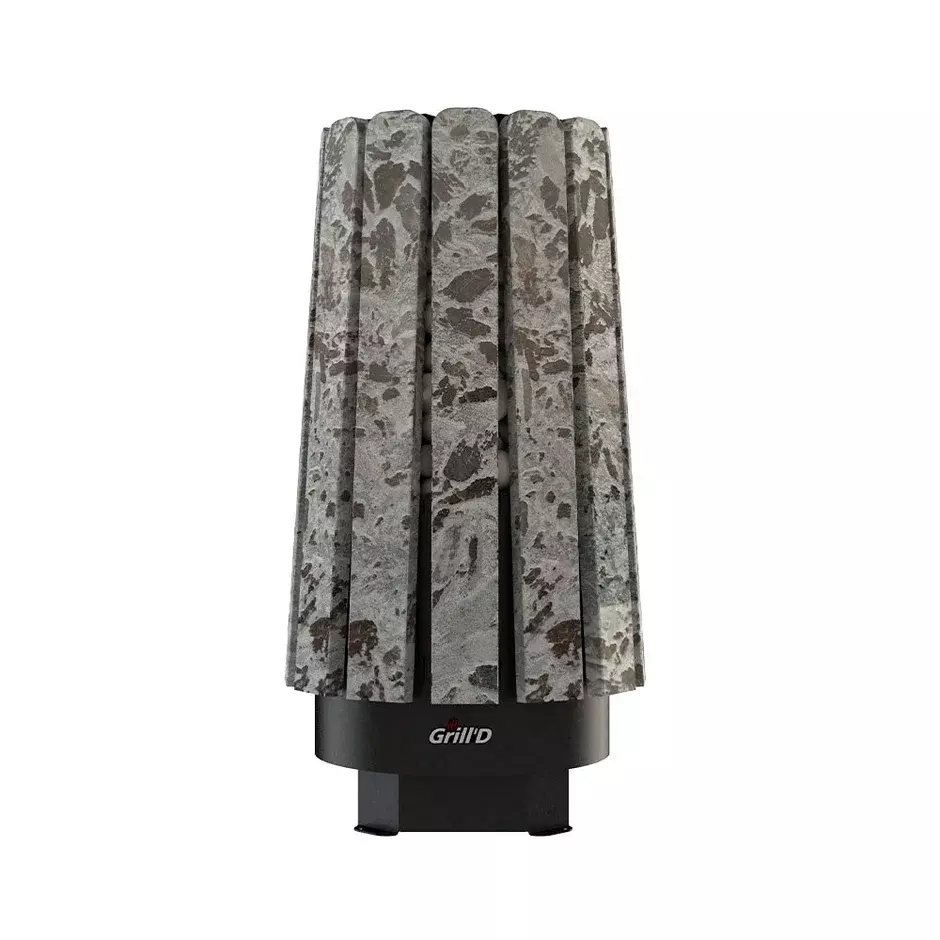 Дровяная банная печь Grill'D Cometa Vega 240 Long Stone Pro (Серпентинит) — фото 4