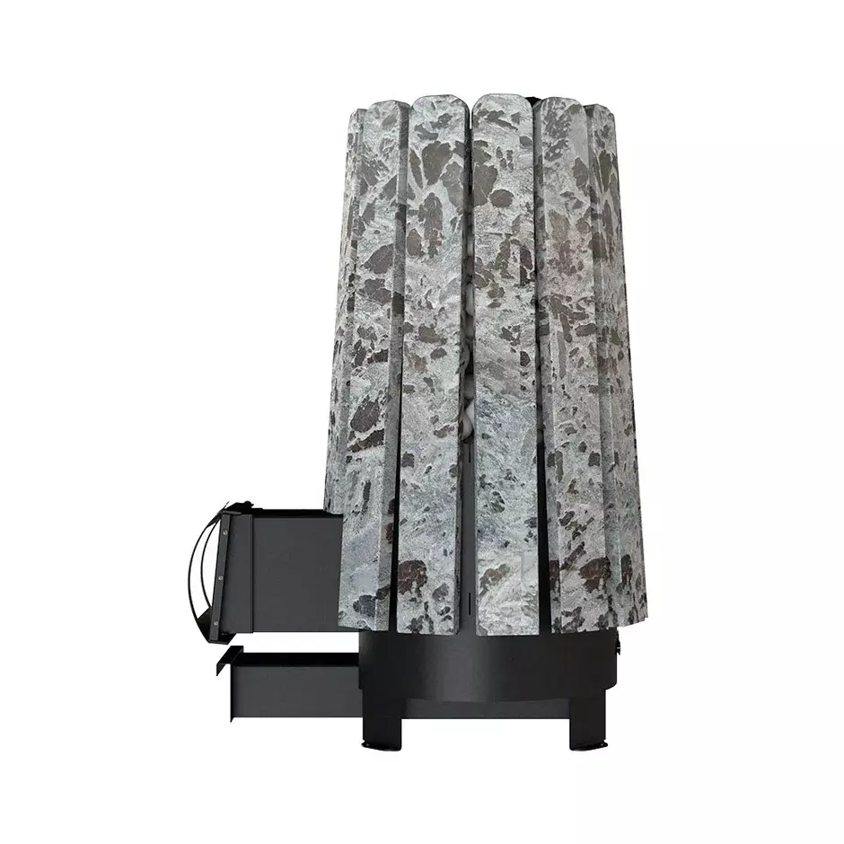 Дровяная банная печь Grill'D Cometa Vega 240 Long Stone Pro (Серпентинит) — фото 5