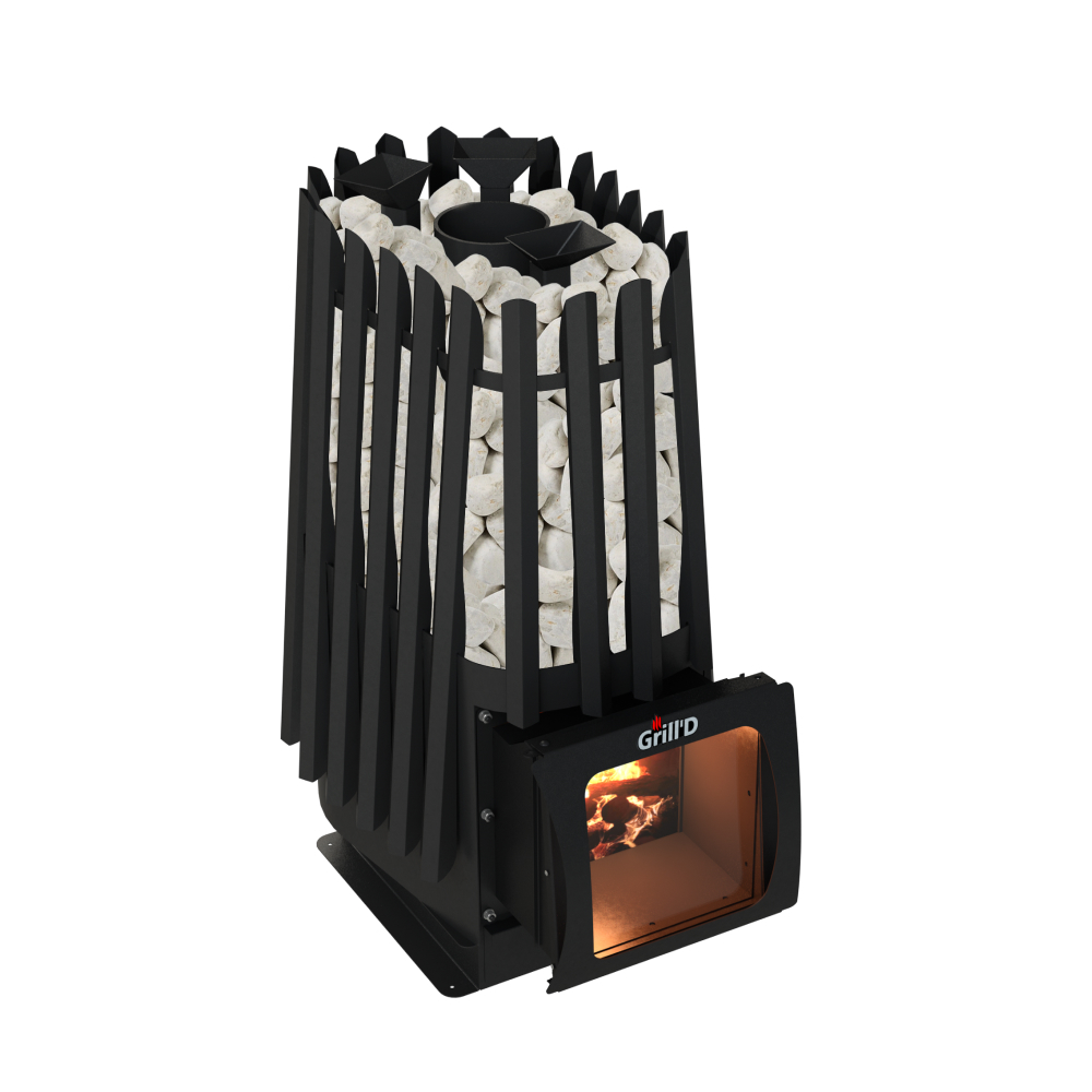 Дровяная банная печь Grill'D Cometa Vega 450 Short Max Pro
