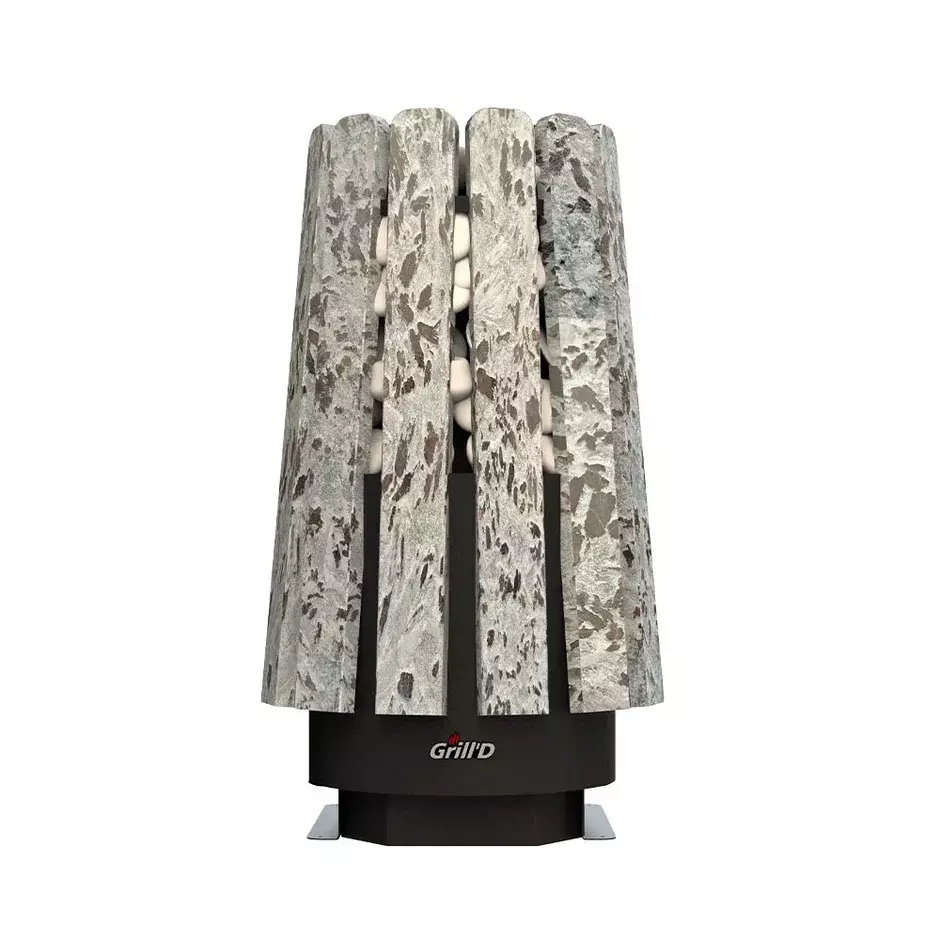 Дровяная банная печь Grill'D Cometa Vega 450 Short Max Stone Pro (Серпентинит) — фото 4