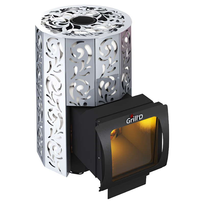 Дровяная банная печь Grill'D Violet 200 Long Max Pro — Grill'D