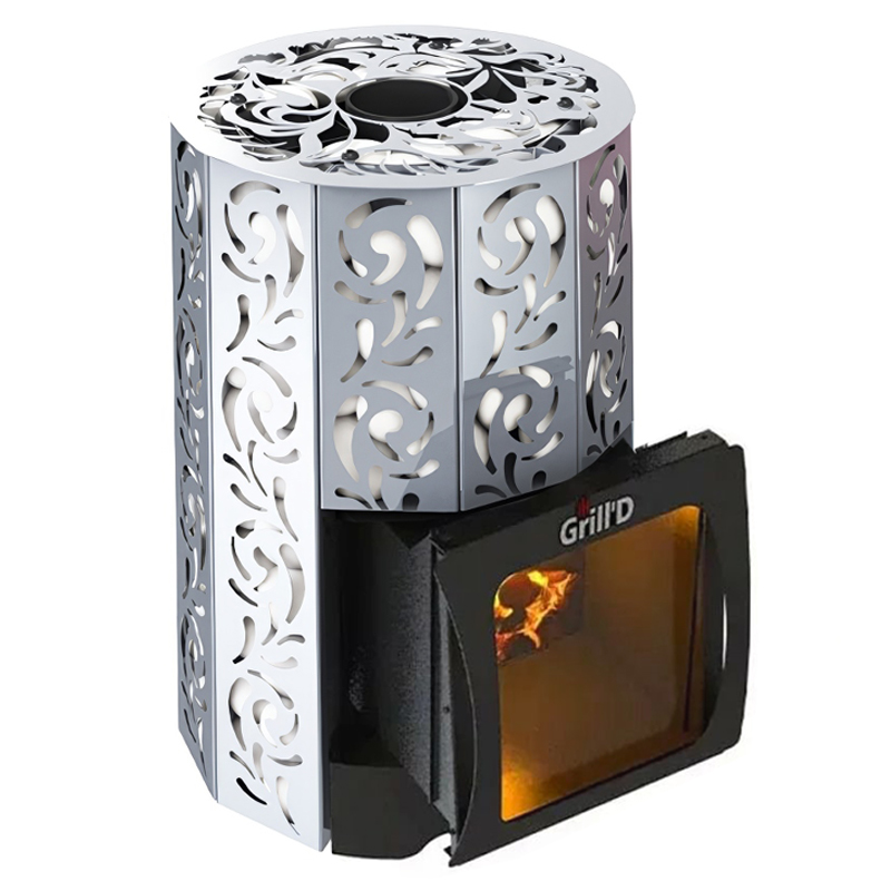 Дровяная банная печь Grill'D Violet 200 Short Max Pro — Grill'D