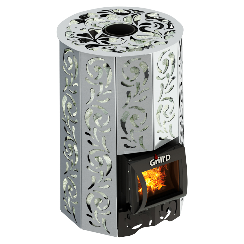 Дровяная банная печь Grill'D Violet 200 Short Pro — Grill'D