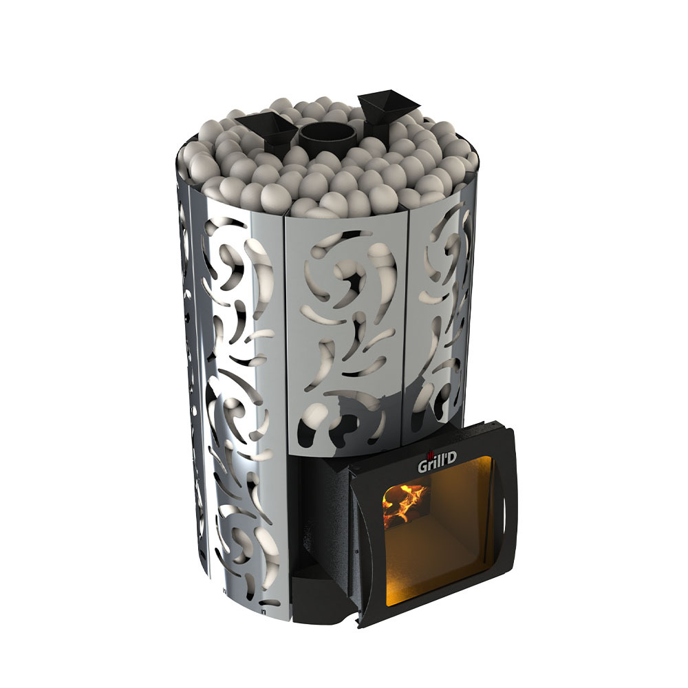 Дровяная банная печь Grill'D Violet 500 Short Max Pro — Grill'D