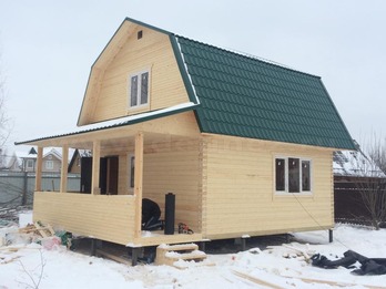 Баня из клееного бруса 2200 5х7м