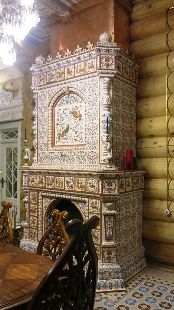 Камин "Райские птицы" — Керамическая мастерская Сергея Лебедева
