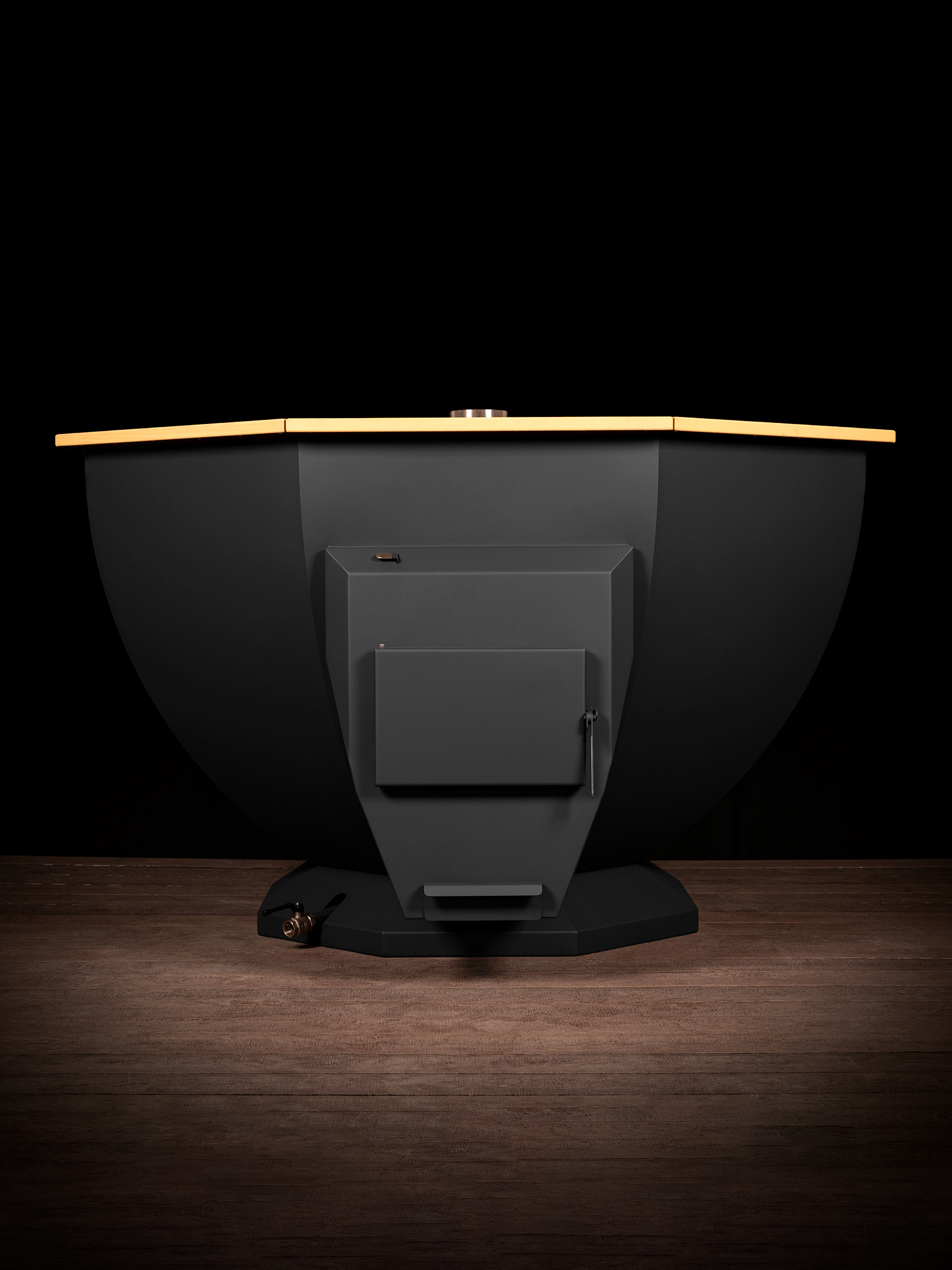 Банный чан KELLEK Savanna AISI 304 на 4-5 человек графит — KELLEK