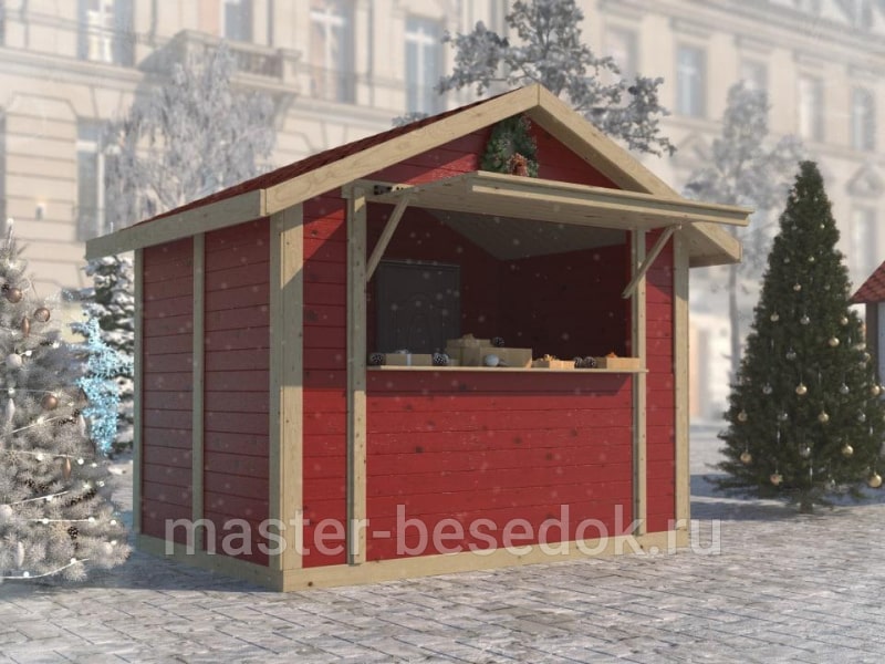 Ярмарочный домик Ледяной дом — 2.5 м Брус — Мастер Беседок