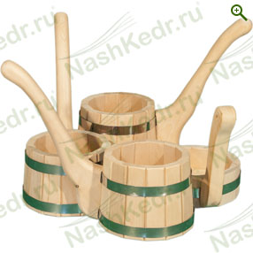Черпаки для бани из кедра — Наш Кедр