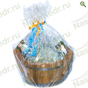 Подарочный набор банный из дуба «Здоровые традиции» — Наш Кедр