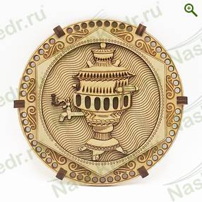 Подставка под горячее Самовар — Наш Кедр