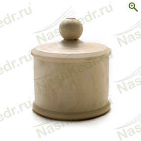 Солонка с крышкой из липы
