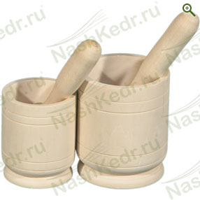 Ступки с пестиком из липы — Наш Кедр