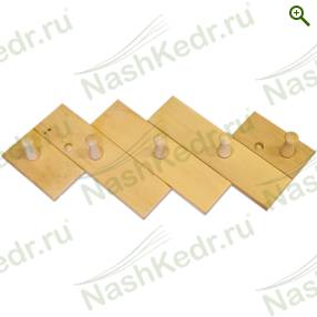 Вешалка Плетенка 60*30 см, кедр — Наш Кедр