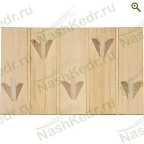 Вешалка Простая 50*30 см, кедр — Наш Кедр