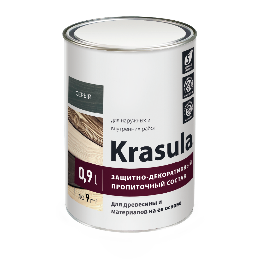 Защитно-декоративный состав для древесины «KRASULA®» — фото 4