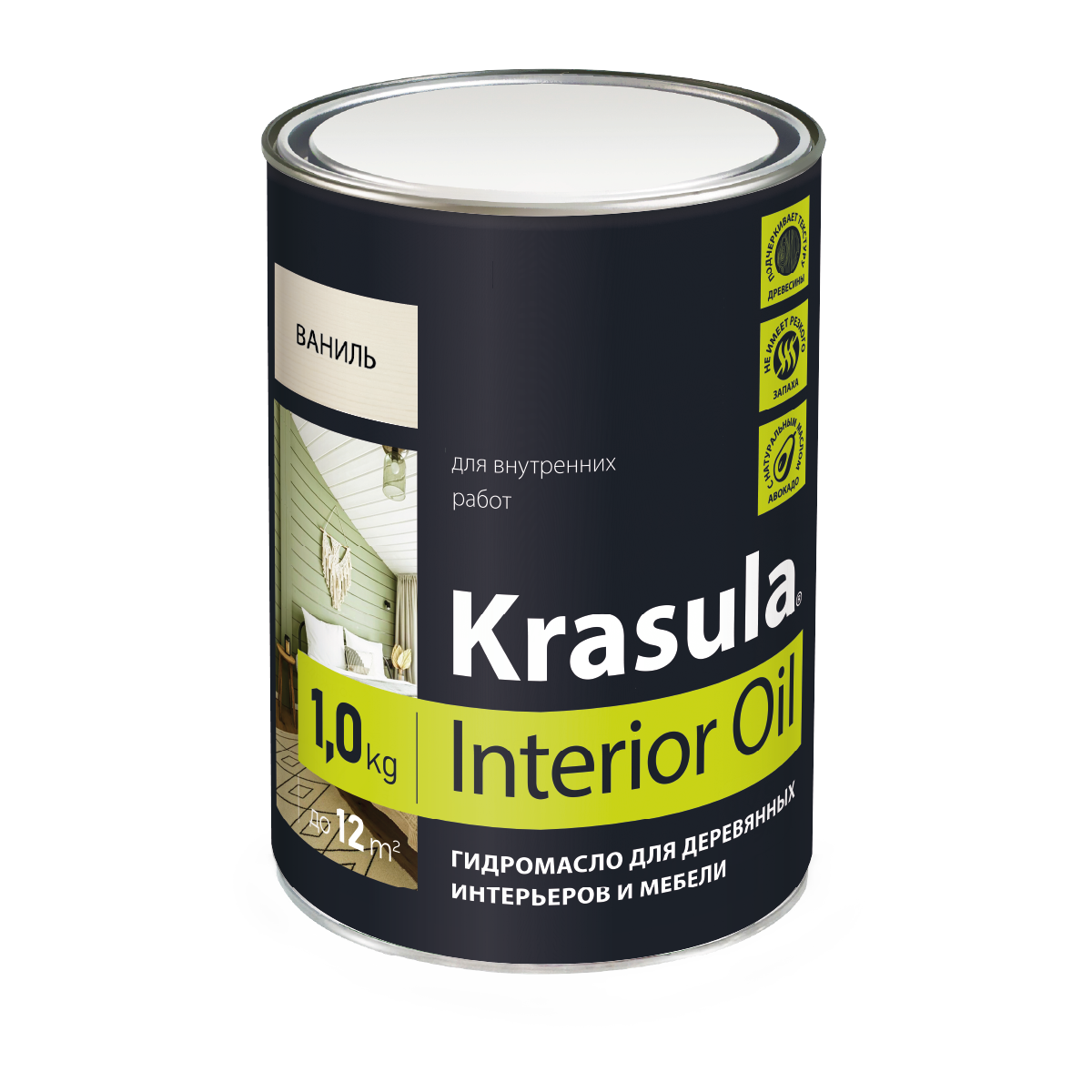 Гидромасло «Krasula®»-Interior Oil для деревянных интерьеров и мебели — фото 3