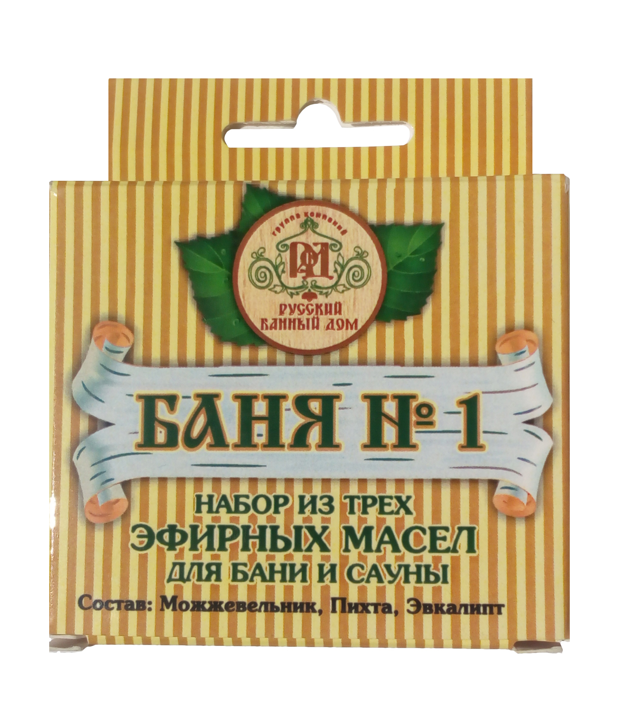 Набор БАНЯ № 1 (пихта, можжевельник, эвкалипт)