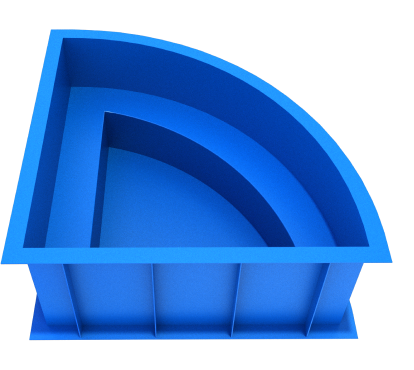 Купель угловая 1.4х1.5 — СептоБак
