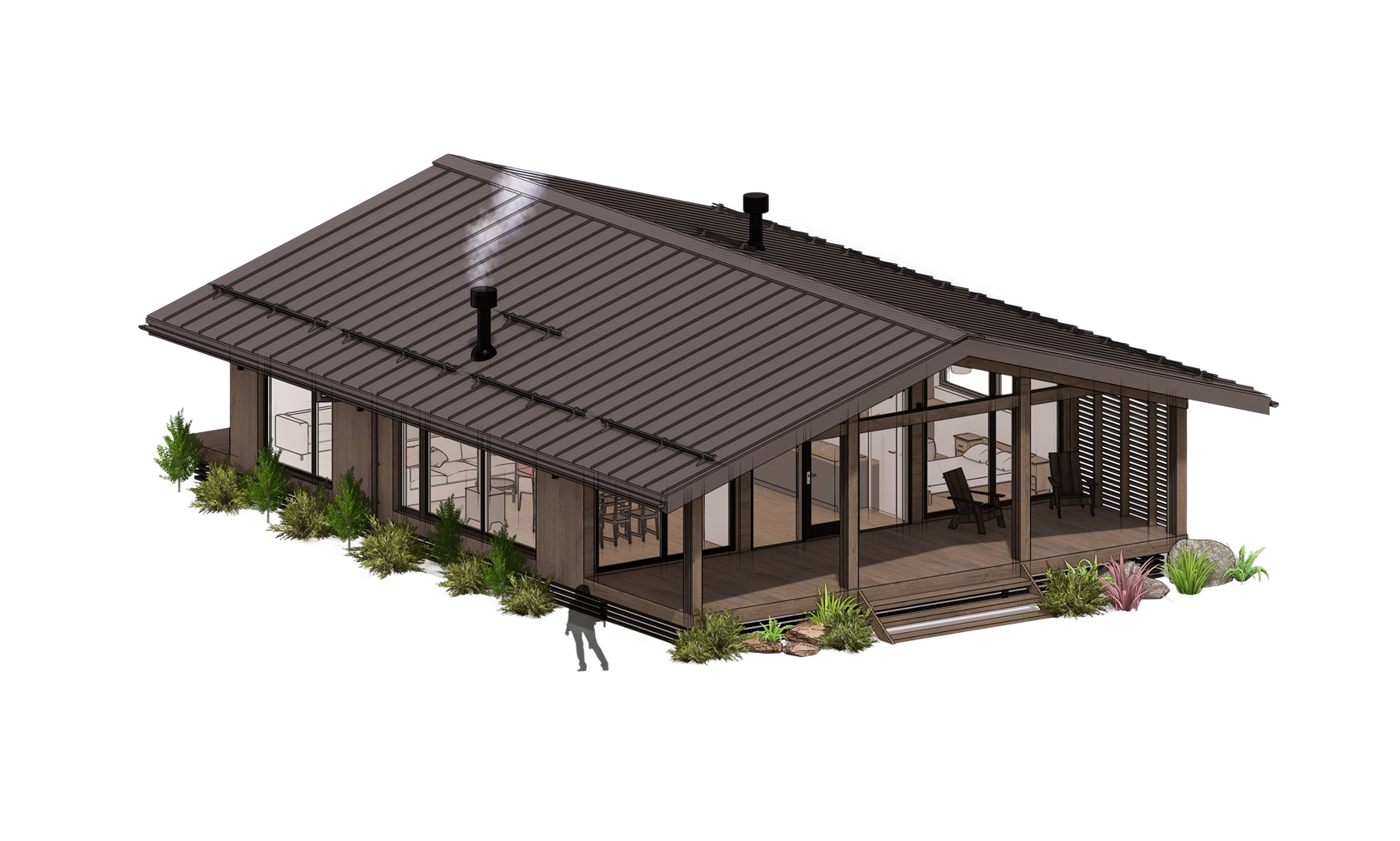 Дачный деревянный домик Smola House — Smola House