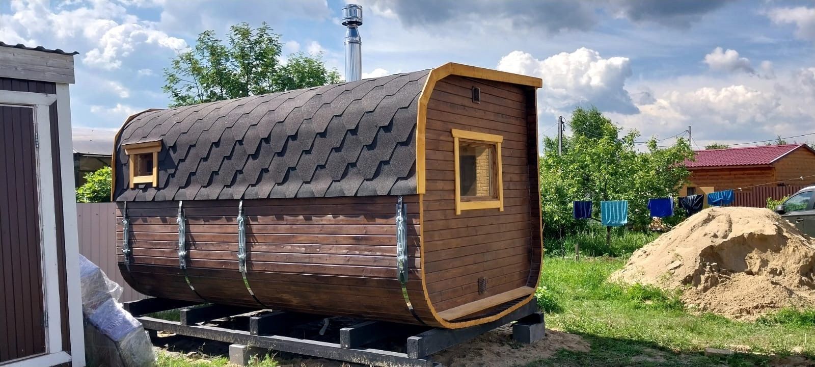 Баня Парус 4x2.4 метра — фото 2