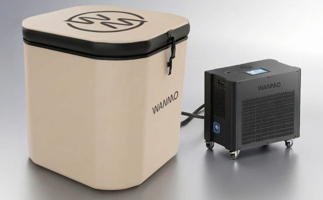 Надувная купель CUBE Бежевая + чиллер ICE