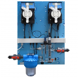 Авт.станция дозир и контр. POOL GUARD 3 (PH/CL) PANEL(SCL), 0-2 ppm — Жемчужина
